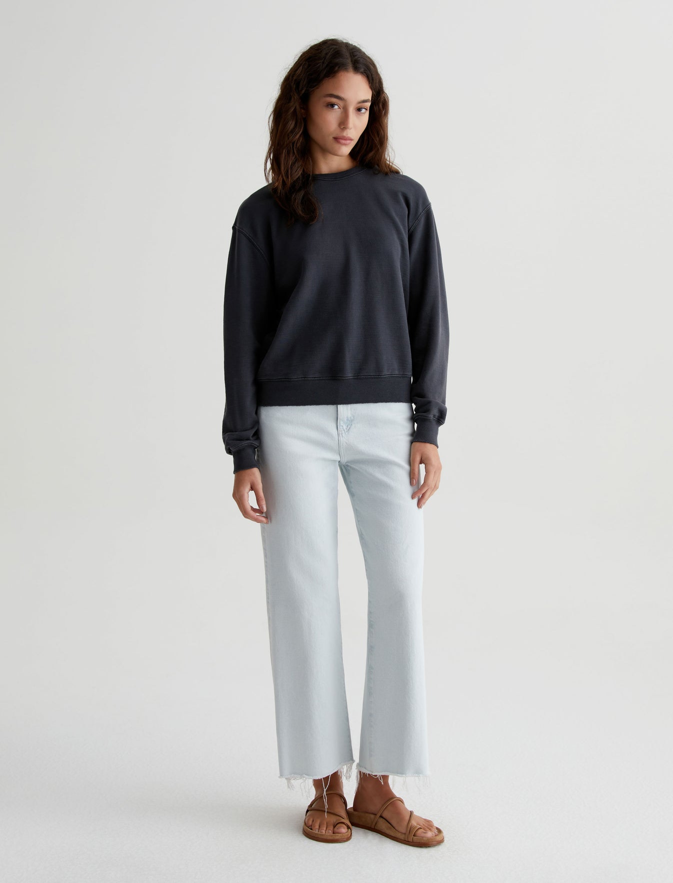 Nova Crew|AG-ed Relaxed Crew Neck Sweatshirt